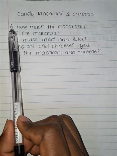 Den a weh mi did deh? A eat Mac and Chreese while the price a fly! #handwriting #jamaica #candy #shevywrites #viral