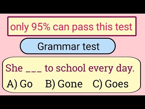 "25 Basic English Grammar MCQs with Answers | Grammar Quiz for Students"