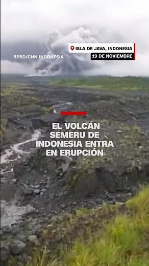 Indonesia eleva al máximo el nivel de alerta por la erupción del volcán Semeru
