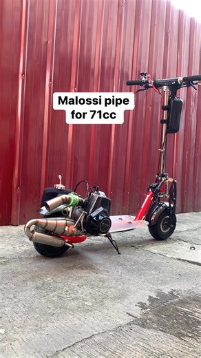 17K views · 278 reactions | Malossi stainless pipe for 71cc 2 stroke scooter | PED Station PH | Facebook