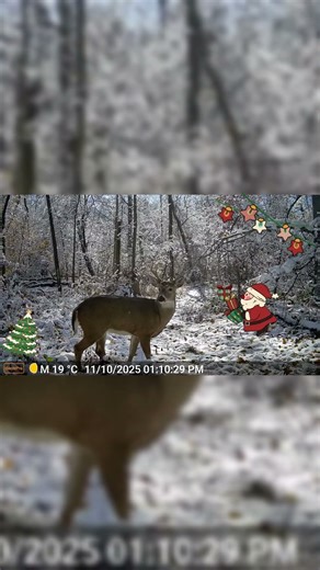 🎅 Merry Christmas🎄#christmas #trailcam #wildlife #gardepro