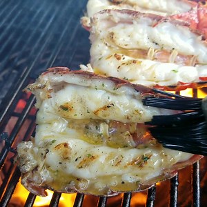 咽 Grill-Ready LOBSTER Tails  For Your BBQ Tails are fresh frozen, cut, cracked, cleaned, & butterfly prepared. How easy, you ask? 1. Defrost, 2. Brush with butter, 3. Grill for 5 minutes. 4. Drink a  & enjoy! Sold in packs of eight for just $168 with FREE Express Shipping. | LobsterAnywhere.com | Facebook