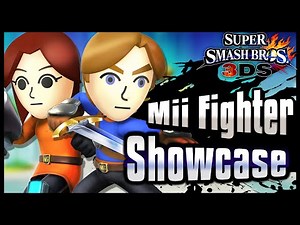 Super Smash Bros. 3DS | Mii Fighter Showcase: All Moves and Customization!
