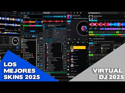Virtual DJ como NUNCA lo habías visto.... Peronaliza con estos increibles skins