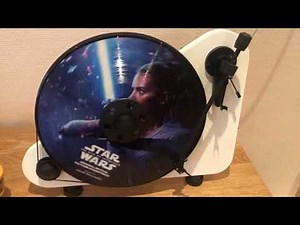 Pro-ject VT-E BT Vertical Turntable With Star Wars Picture Vinyl Disc !