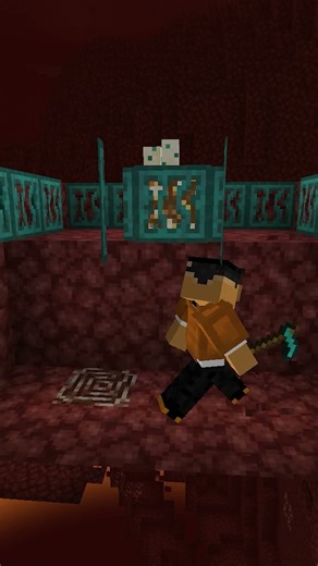 the easiest gold farm 1.29 #minecraftshorts #piggling #nether