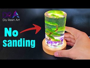 Resin silicone molds for beginners, no pressure pot needed, don't resin polishing | Diy Resin Art