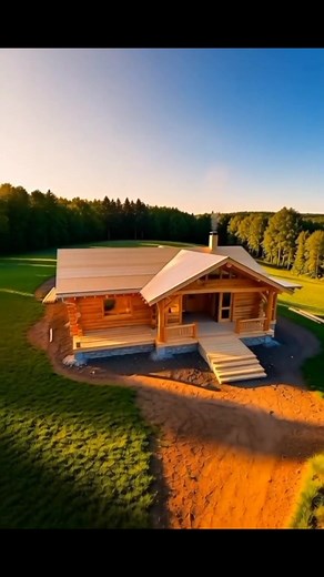 Time Lapse Video of a Log Cabin Construction 🚧 . . . . . #fbreelsfypシ゚ #cabinlife #lifestyle #timelapse #construction | Log Cabins and Log Homes