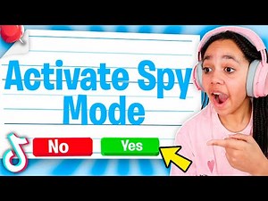 Can I Get These NEW ADOPT ME TIK TOK HACKS To WORK (SECRET SPY MODE)