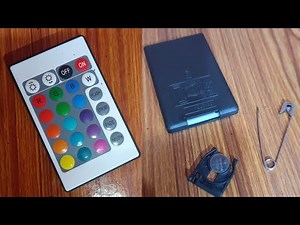 How to Open RGB Light Remote Battery Slot | Rgb Light Remote Ko Battery Kaise Khole | RGB Remote