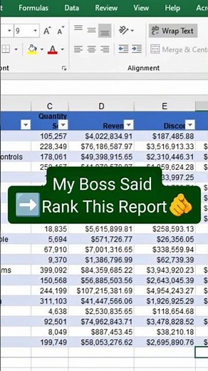 Excel Tutoring: Excel Ranking Hack Should Know