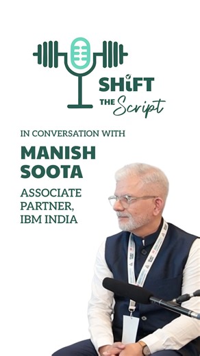 ITC Right Shift on Instagram: "Sustainability isn’t just for businesses, it’s for people too. Your ability to keep going depends on how well you take care of yourself. Post 40, consistency becomes the real differentiator. In this episode of Shift The Script, Manish Soota, Associate Partner at IBM India, reflects on how long-term growth depends on wellness, not age. {Shift the Script, Leadership, Workplace, Success, Consistency}"
