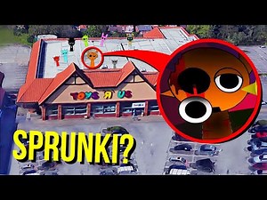 DRONE CATCHES SPRUNKI AT HAUNTED TOYS R US!! (THEY CAME AFTER US!!)