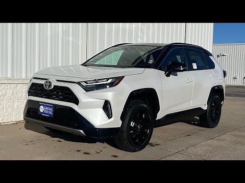2025 Toyota Rav4 Hybrid XSE In Wind Chill Pearl/Midnight Black Metallic Roof