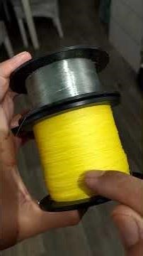 Braided vs. Monofilament Fishing Line #fishing #fishingbeginner #fishingstarter #fishingline