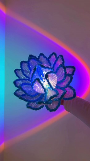 Stunning Lotus Lamp 🪷 DIY kits coming soon🫢 #diy #lotus #roomdecor #homedecor #easydiy