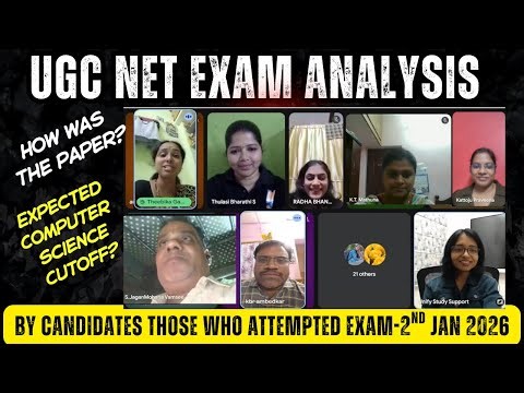 UGC NET Exam Analysis by Candidates-UGC NET Dec 2025-Computer Science Unify Study-What about Cutoff?