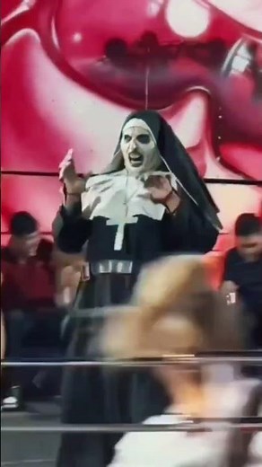 Nun dancing on ride #nun #viral #dance