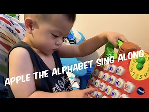 Vtech Alphabet Apple toys review with toddler