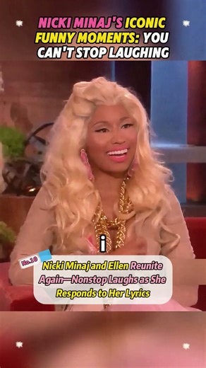 Nicki Minaj's Iconic Funny Moments: You Can't Stop Laughing(1). #usa #fyp #funny #nickiminaj #rank