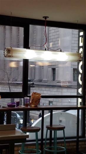 That's One Way To Reuse A Fluorescent Tube Light
