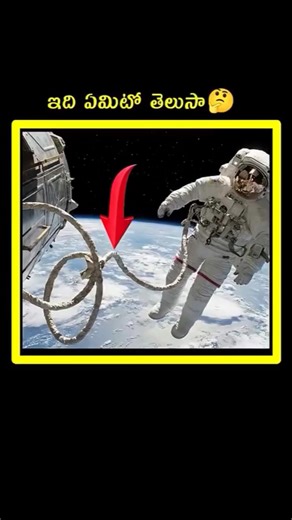 What Austronuts Use Safety Tether while 🤯spacewalk | Safety Tether #facts