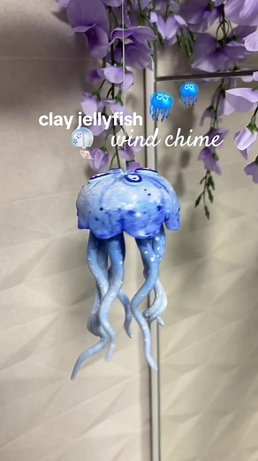 DIY Clay Jellyfish Wind Chime Tutorial