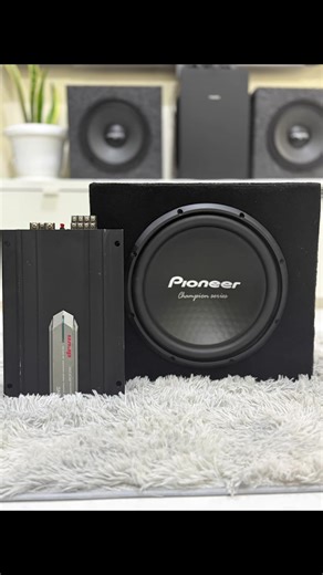 PIONEER TS-W32S4 CAMPION SERIES 1500W 12” SUBWOOFER WITH JVC KS-AX3104 DRVN SERIES 800W BRIDGEABLE 4 CHANNEL CAR AMPLIFIER FOR SALE WhatsApp or Dm for Price 971555582864 #carsoundsystem #carsubwoofers #caramplifier #pioneer #bassboosted