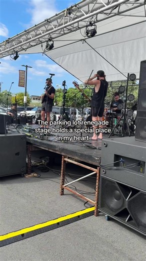 Humble origins and headline tours alike! 🚐🎸 #tourlife #renegade #backstage #tourmanager #rockband