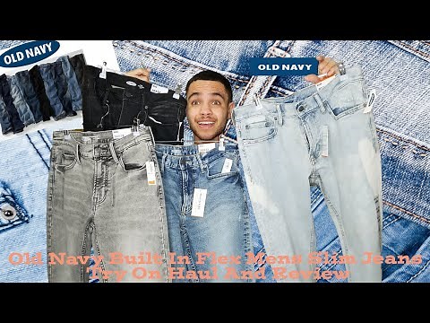 Old Navy Slim Built In Flex Slim Jeans Review and On Body