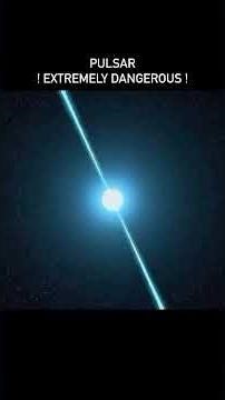 A pulsar is the collapsed core of a massive star, spinning hundreds of times per second