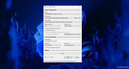 Rufus 3.18 Hadirkan Kemampuan Bypass TPM Untuk In-Place Upgrade Windows 11