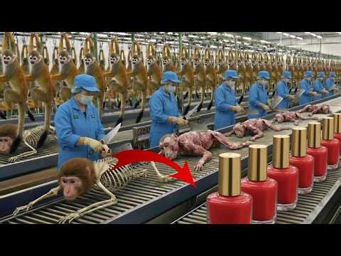 Inside Factory: From Monkey Fat to Luxury Nail Polish (Full Process)