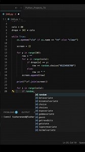 🔢 Numbers Are Free Falling... 😱 #shorts #coding #python #terminal #numbers #freefall