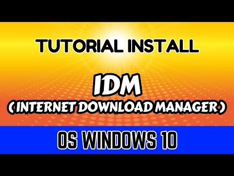 Tutorial Instal Internet Download Manager IDM di Windows 10 #install #tutorial