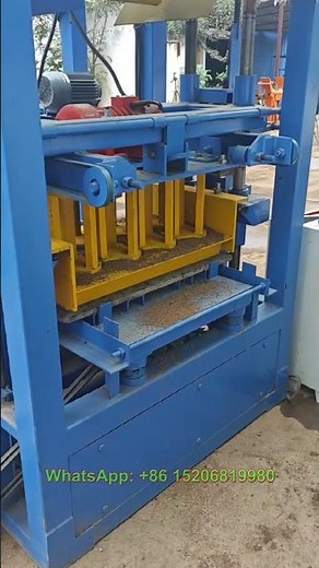 qt4 24 semi automatic cement concrete paver block making machine for paving blocks bricks with price