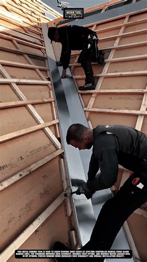 Metal Bending Tool for shaping roofing sheet edges accurately Best for construction #tool