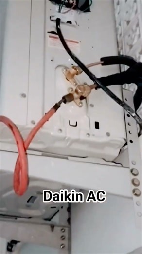 Daikin AC installation process 🪛🛠️. #ac #tecnician #youtube #audio #trend