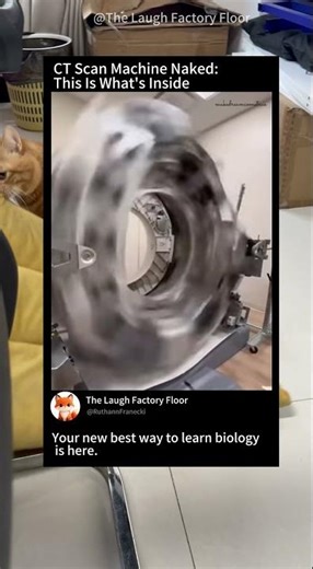 🌀 How dangerous ⚠️ CT scan machine looks ☢️ without outer casing ☠️ | MDCT