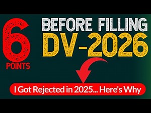 DV program 2026 | How to fill DV 2026 Form