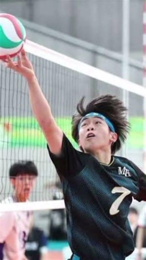 松本国際が鬼門の初戦突破 配置転換のセッター、1年生・清水瑛太も躍動 春の高校バレー