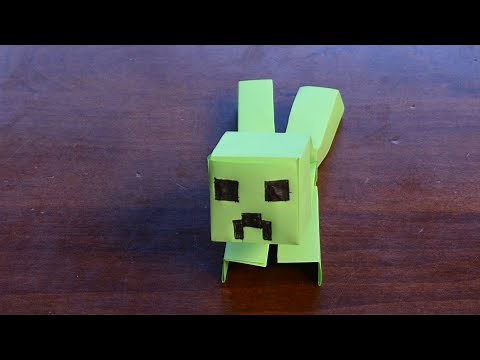 Minecraft Mutant Creeper Origami Tutorial