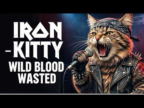 Iron Kitty – Wild Blood Wasted | Heavy Rock Cat Anthem