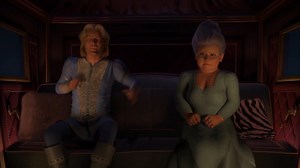Watch 'He endured blistering winds and scorching deserts - he climbed the highest bloody room of...' | Shrek 2 Clip
