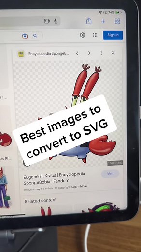 Its important to select the right images when trying to convert to SVG files. #designspacetips #svgfiles #svgtrace