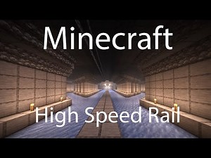 Our minecraft High Speed Rail system