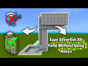 Easy Silverfish XP Farm Without Using Allays Minecraft Bedrock 1.21 | Ap2earCraft