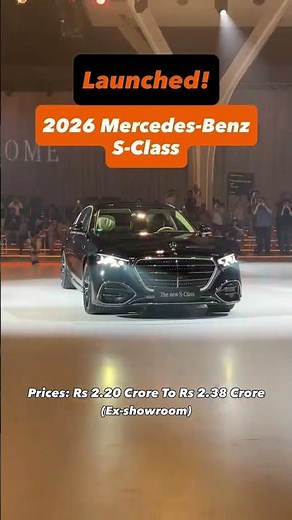 The new Mercedes-Benz S-Class launched with a plug-in hybrid engine
