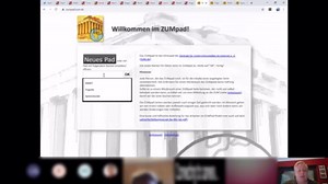 Gemeinsames Arbeiten mit ZUMpad und Padlet