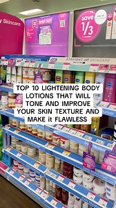 Top 10 lightening body lotions that will tone and improve your skin texture and make it flawless!! #skincare #bodylotion #facebookreels #skincaregoals #fyp #skincareroutine #beautytips #ClearSkin # | Rosemond Tettey